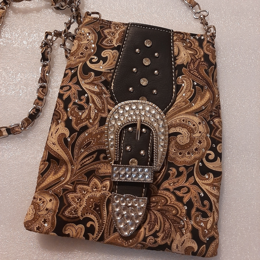 Rustic Couture Cloth Crossbody Bag